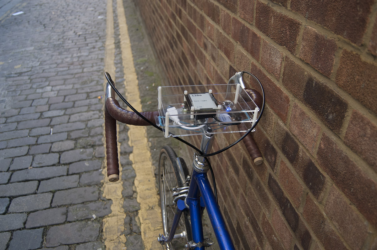 The goal was to create the very first iteration of the device that can be mounted onto a bike